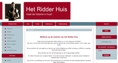 Desktop Screenshot of hetridderhuis.nl