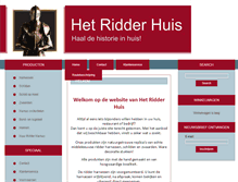 Tablet Screenshot of hetridderhuis.nl